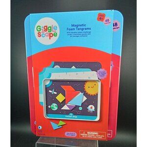 Gigglescape Magnetic Foam Tangrams Set For Kids 4+ With 48 Challenges